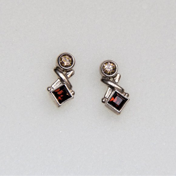 New & Tags Ashley Andrews Sterling Silver Earrings - Picture 5 of 8